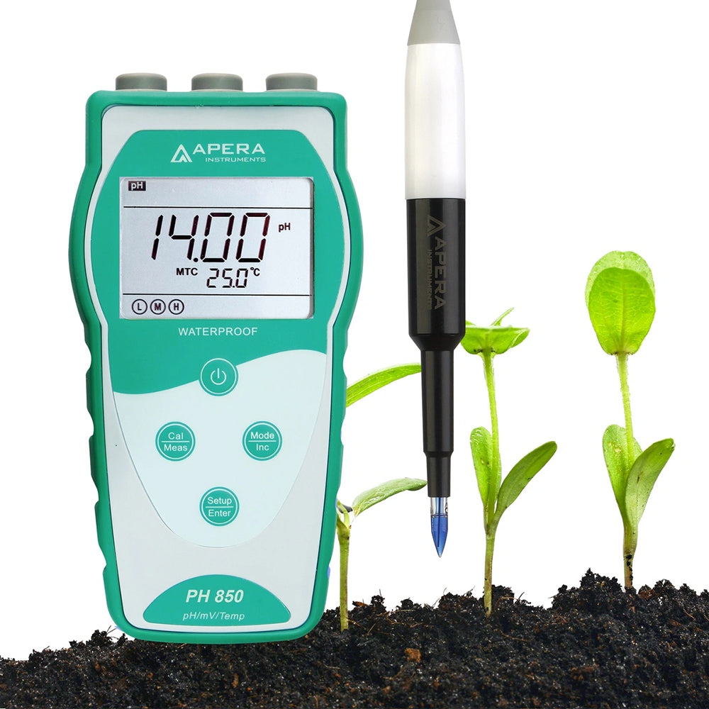 PH850-SL 用途別標準タイプ ポータブル式pH計 LabSen® 553標準付属 土壌ダイレクト測定