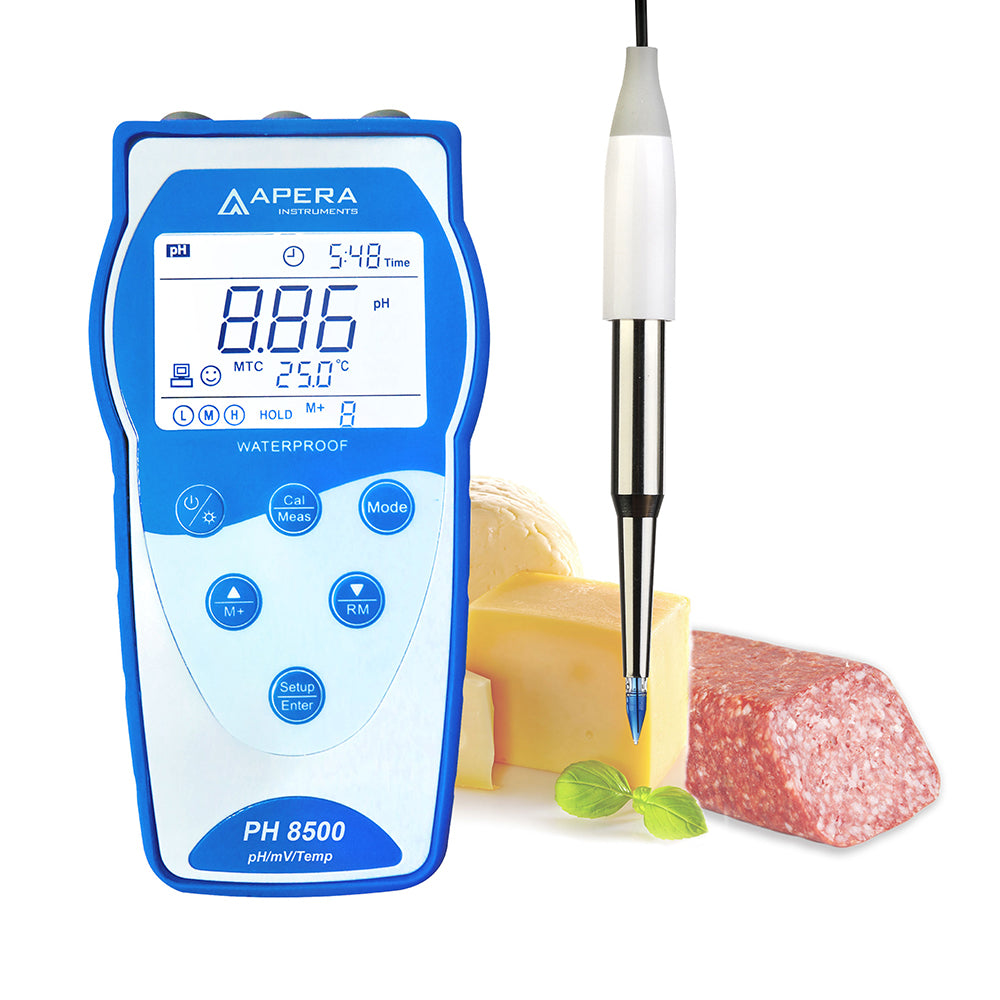 PH8500-SS 用途別高性能タイプ ポータブル式pH計 LabSen® 753標準付属 食品関係の品質管理向け データ管理機能付き