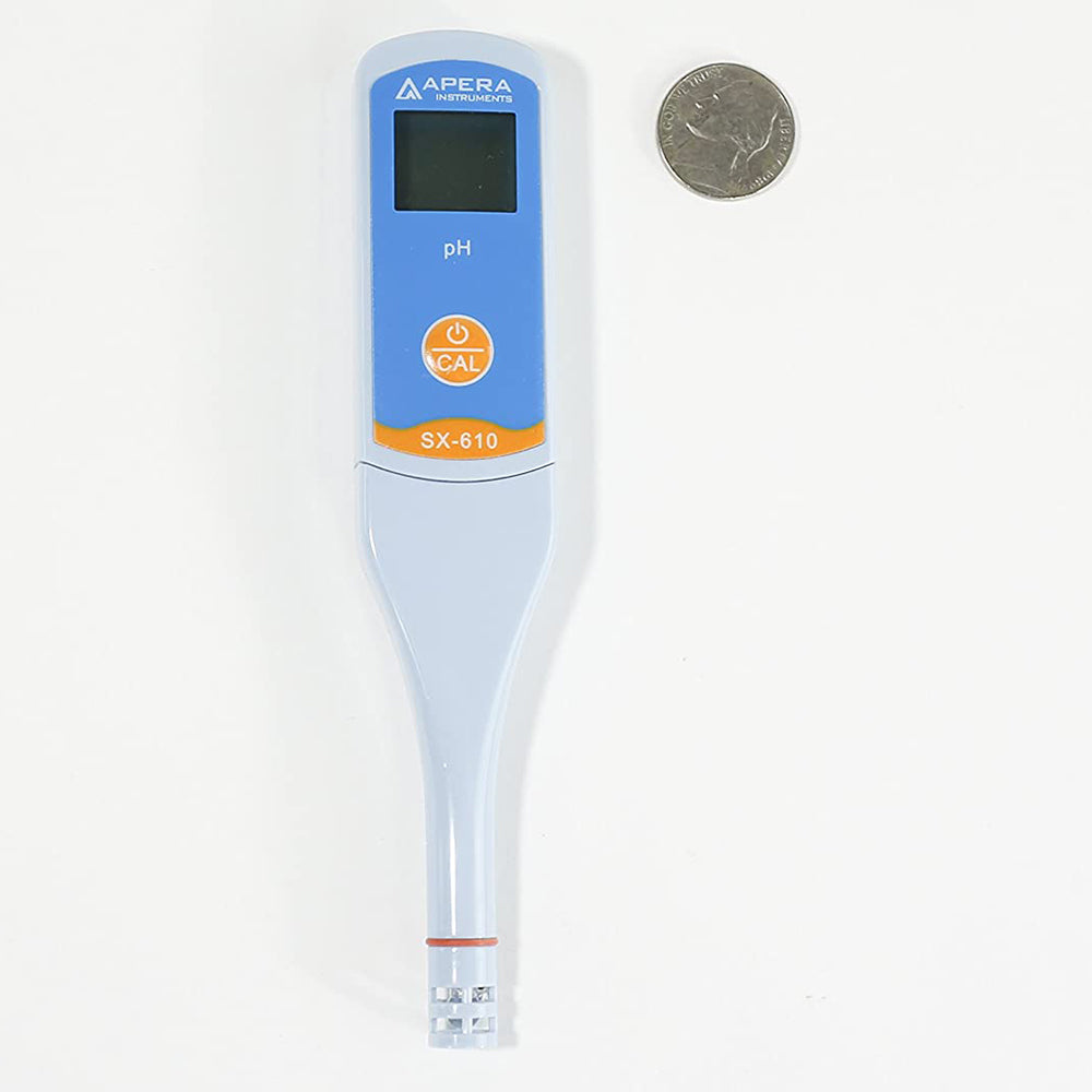 SX610 VALUEシリーズ pHテスター 直径10mm試験管pH測定適合 電極交換可能